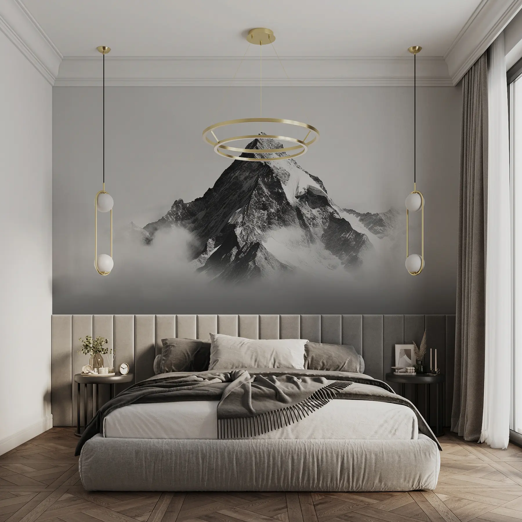 Papier peint Paysage de montagne se détendre u96033