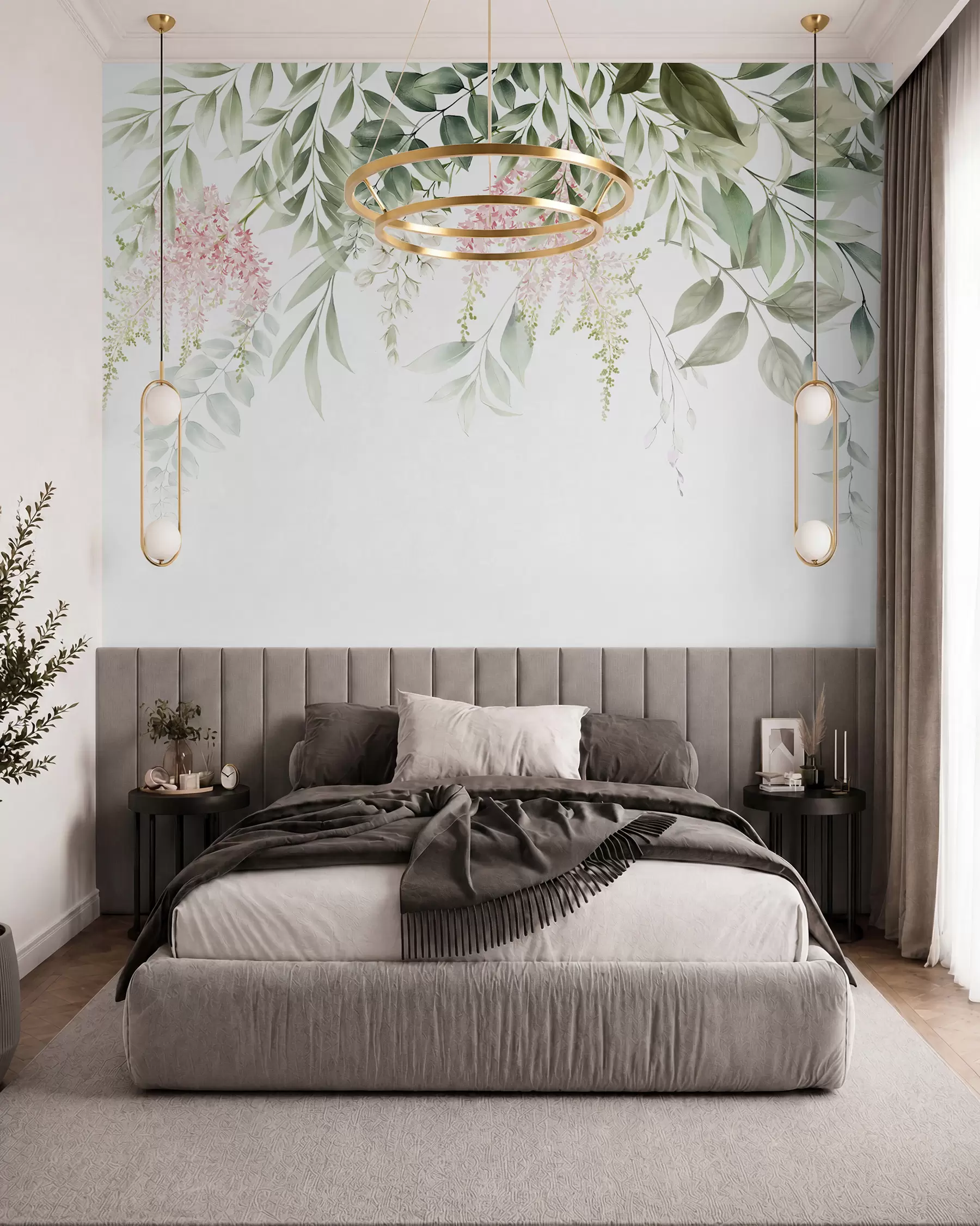 Papier peint Jardin suspendu au printemps u95923