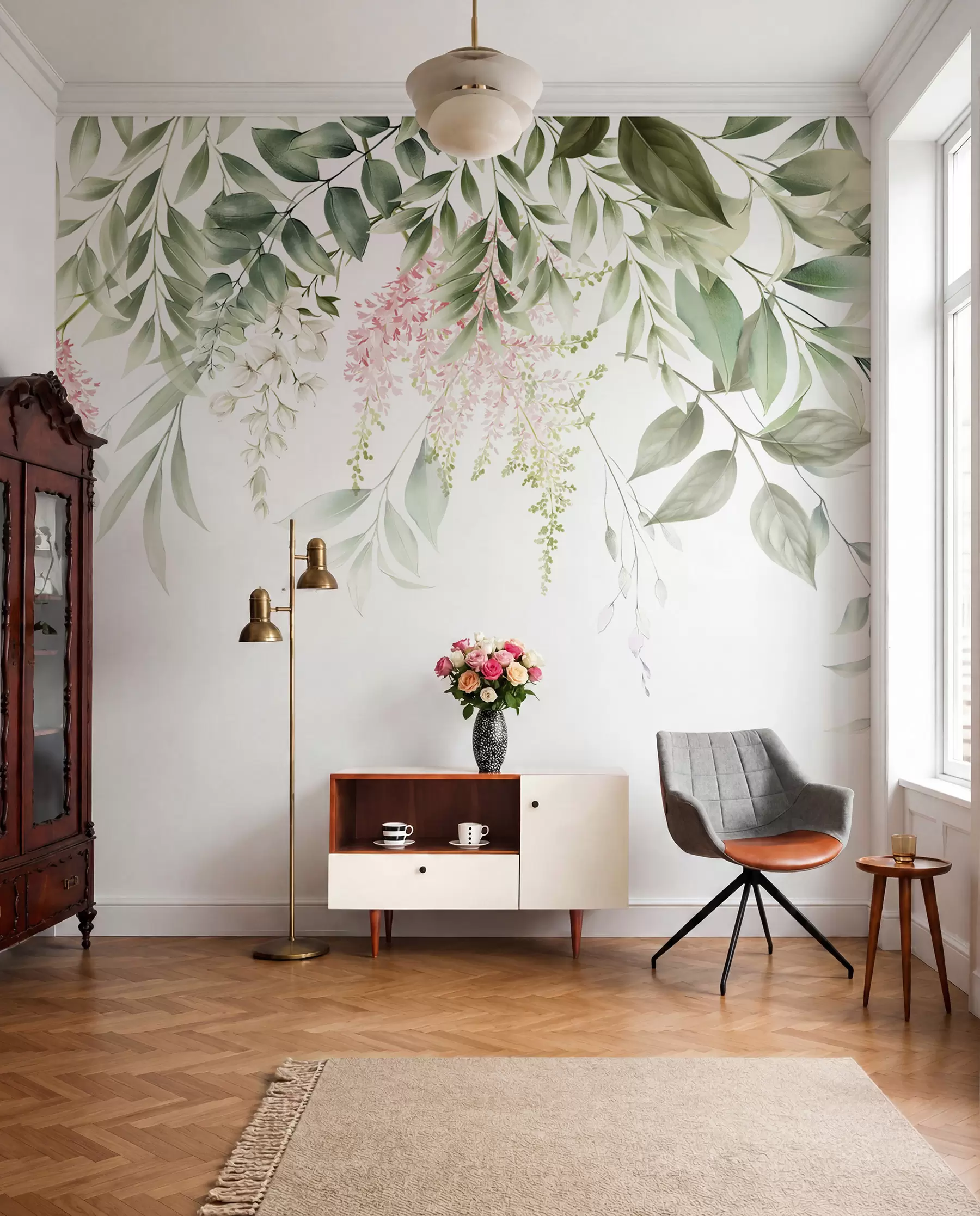 Papier peint Jardin suspendu au printemps u95923