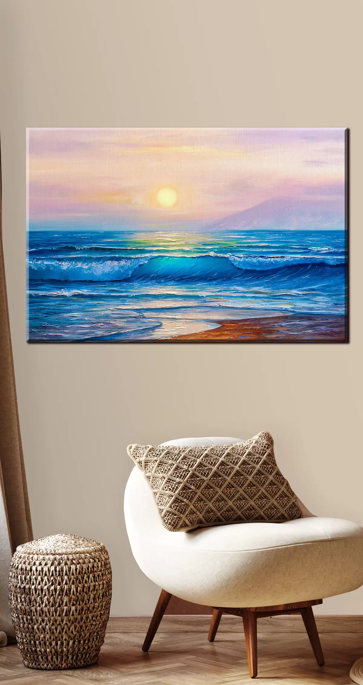 Tableau Eau, nuages et ciel s35378