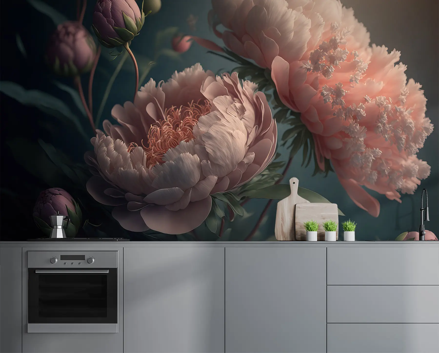 Papier peint Fleurs du crépuscule u96633