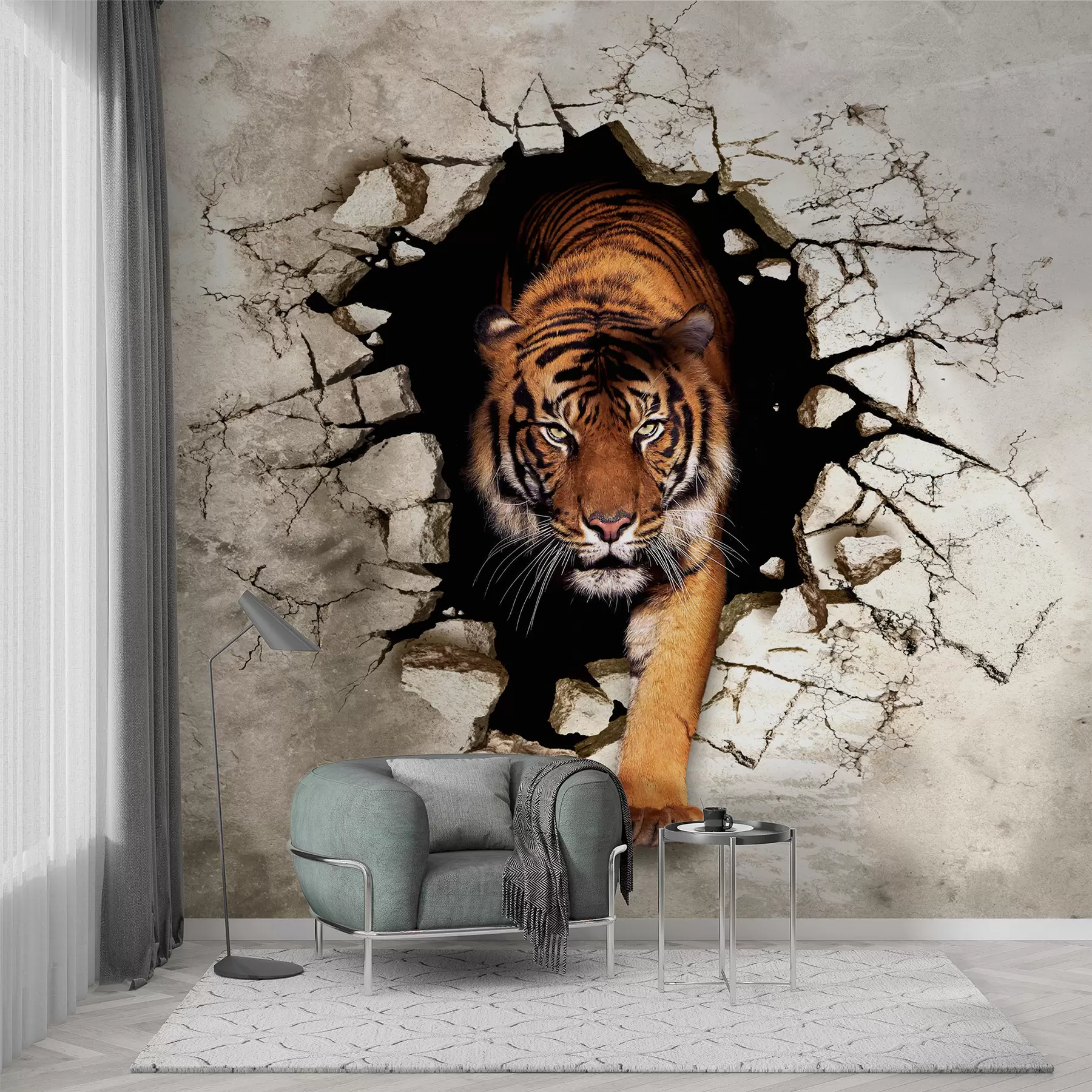 Tableau tigre 3D u97031