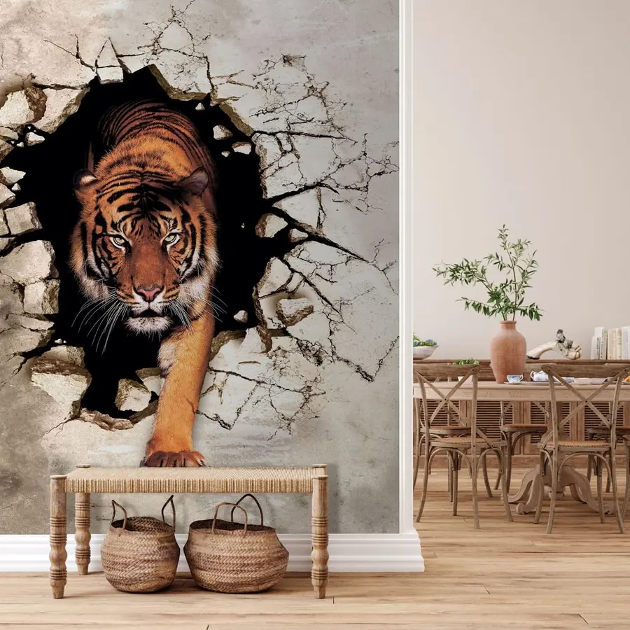 Papier peint tigre 3D u97031