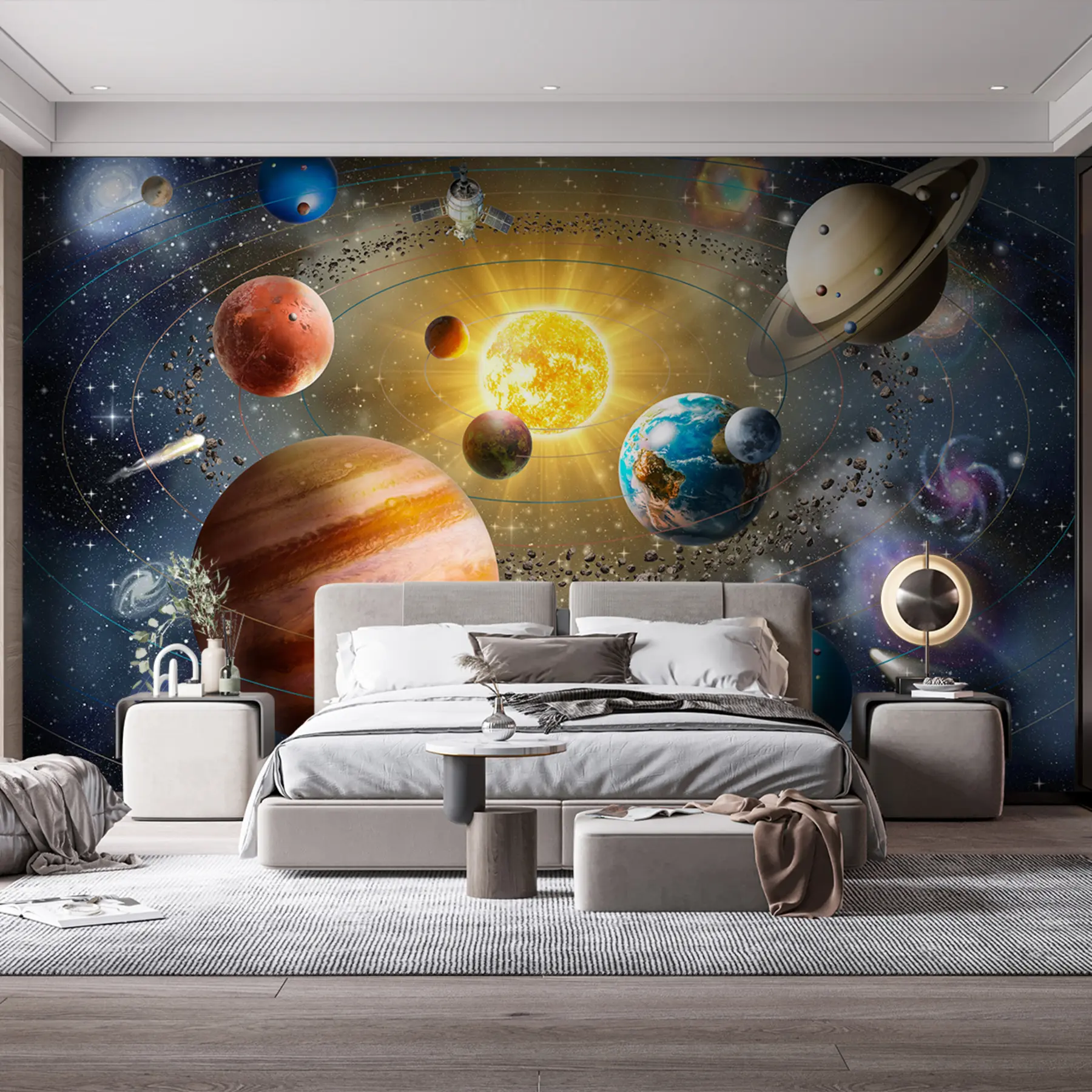 Papier peint Espace enchanteur, système solaire u97222