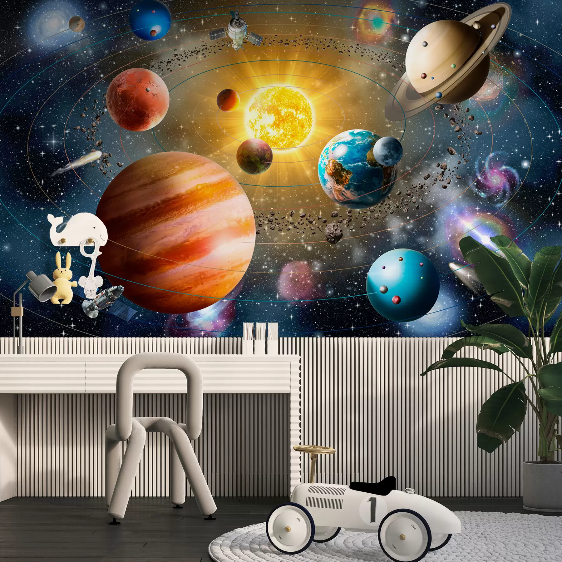 Papier peint Espace enchanteur, système solaire u97222