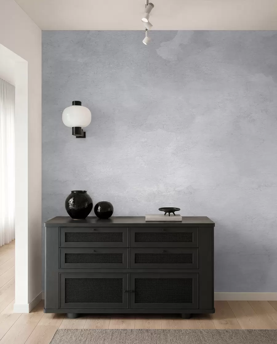 Papier peint Béton gris fumé u97232