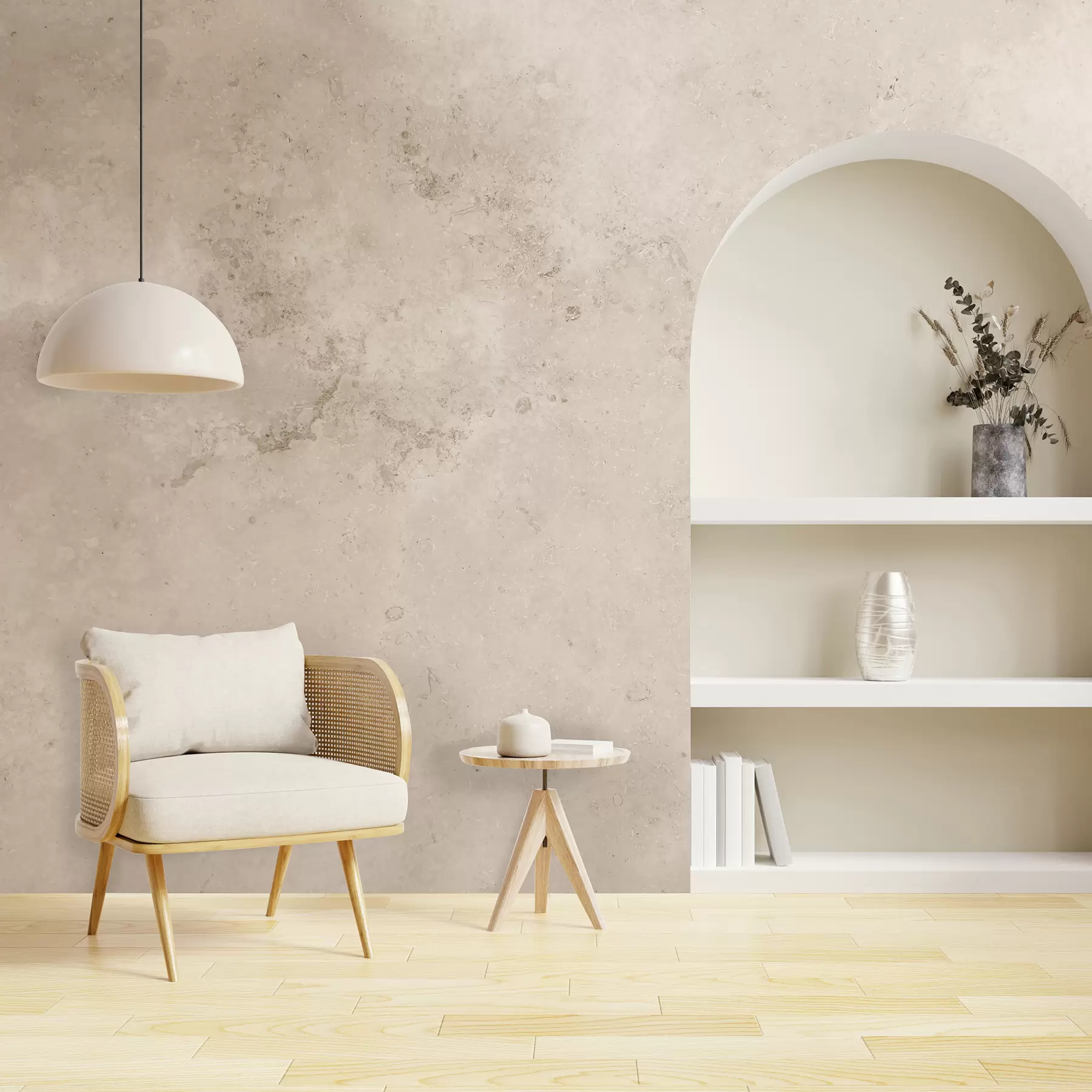 Papier peint Mur en béton beige u97236