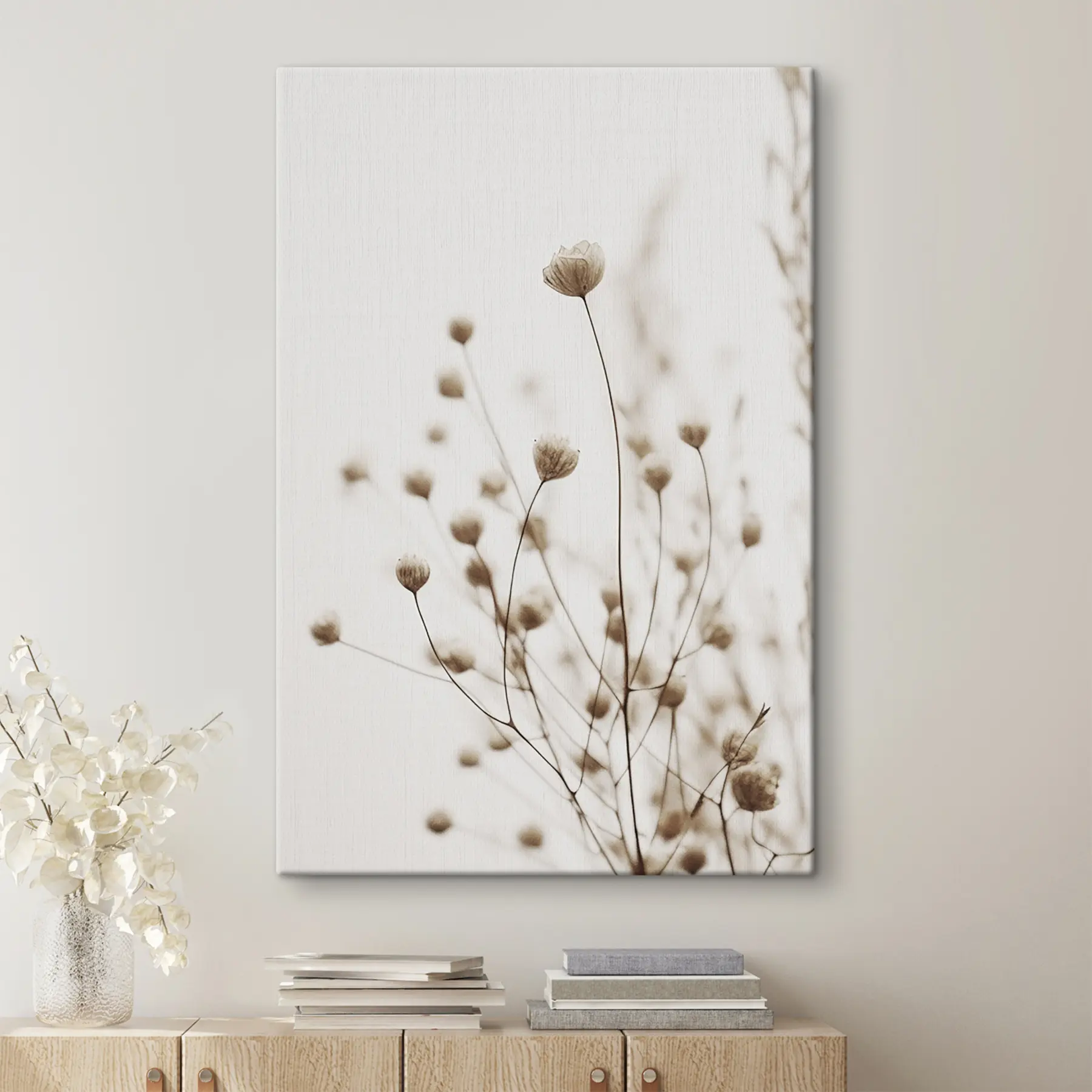 Papier peint Fleurs délicates dans une lumière douce s35604
