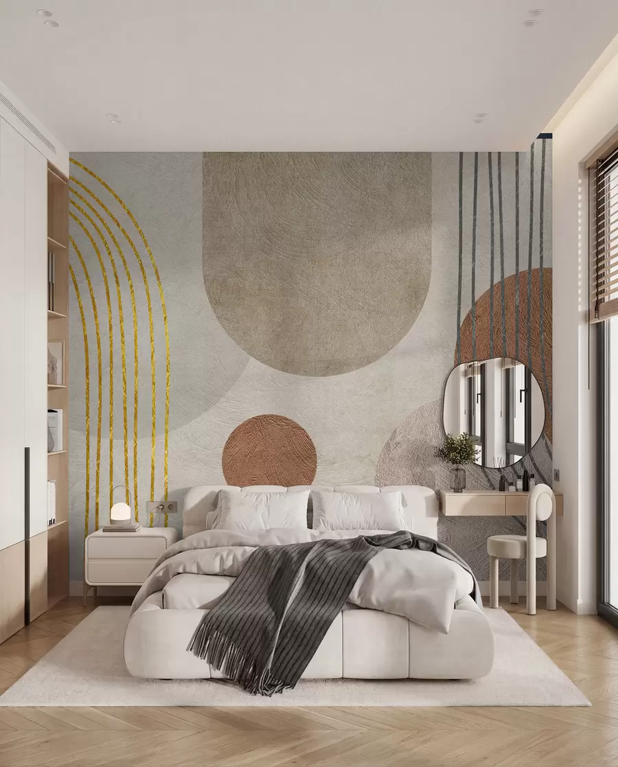 Papier peint Motifs hexagonaux u97255