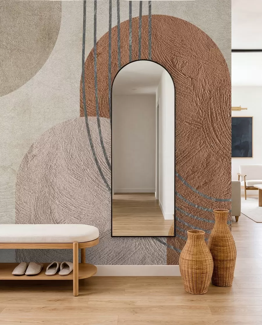 Papier peint Motifs hexagonaux u97255