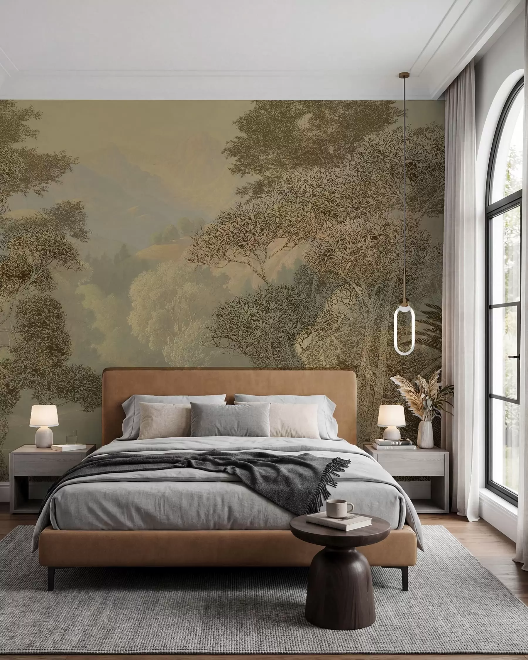 Papier peint Paysage tropical en tapisserie u97403