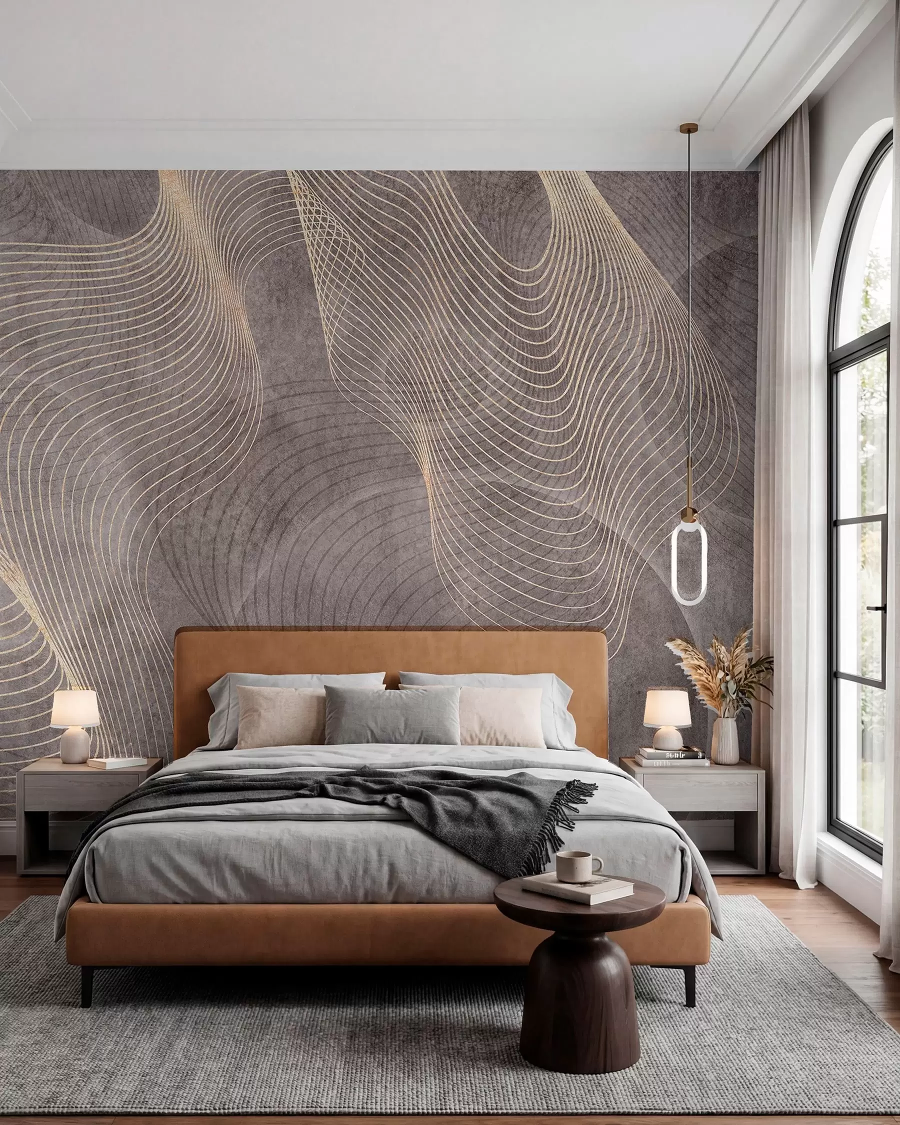 Papier peint Lumière tissée u97469