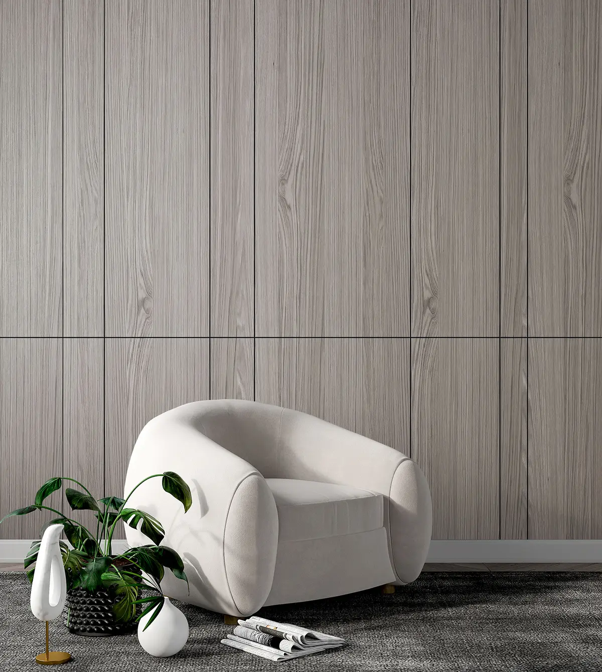 Papier peint Panneaux en bois u97466