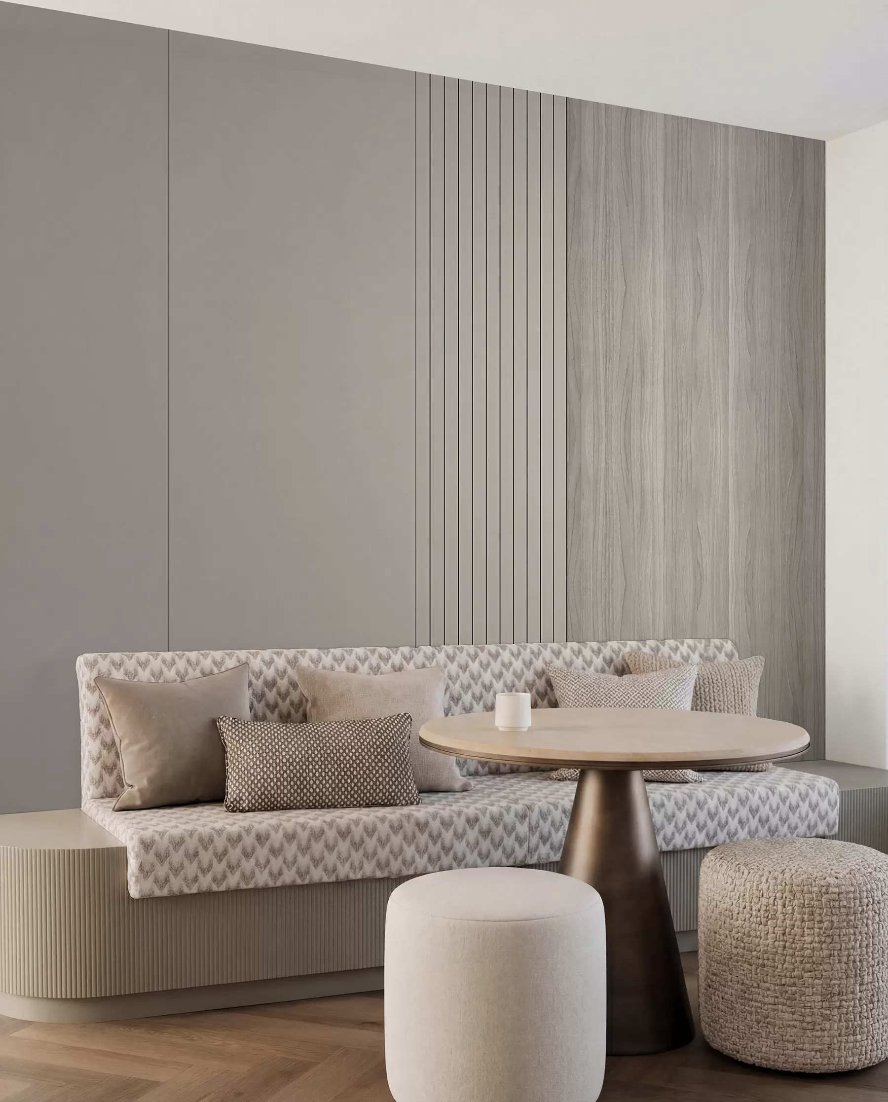 Papier peint Panneau avec douves et bois u97549