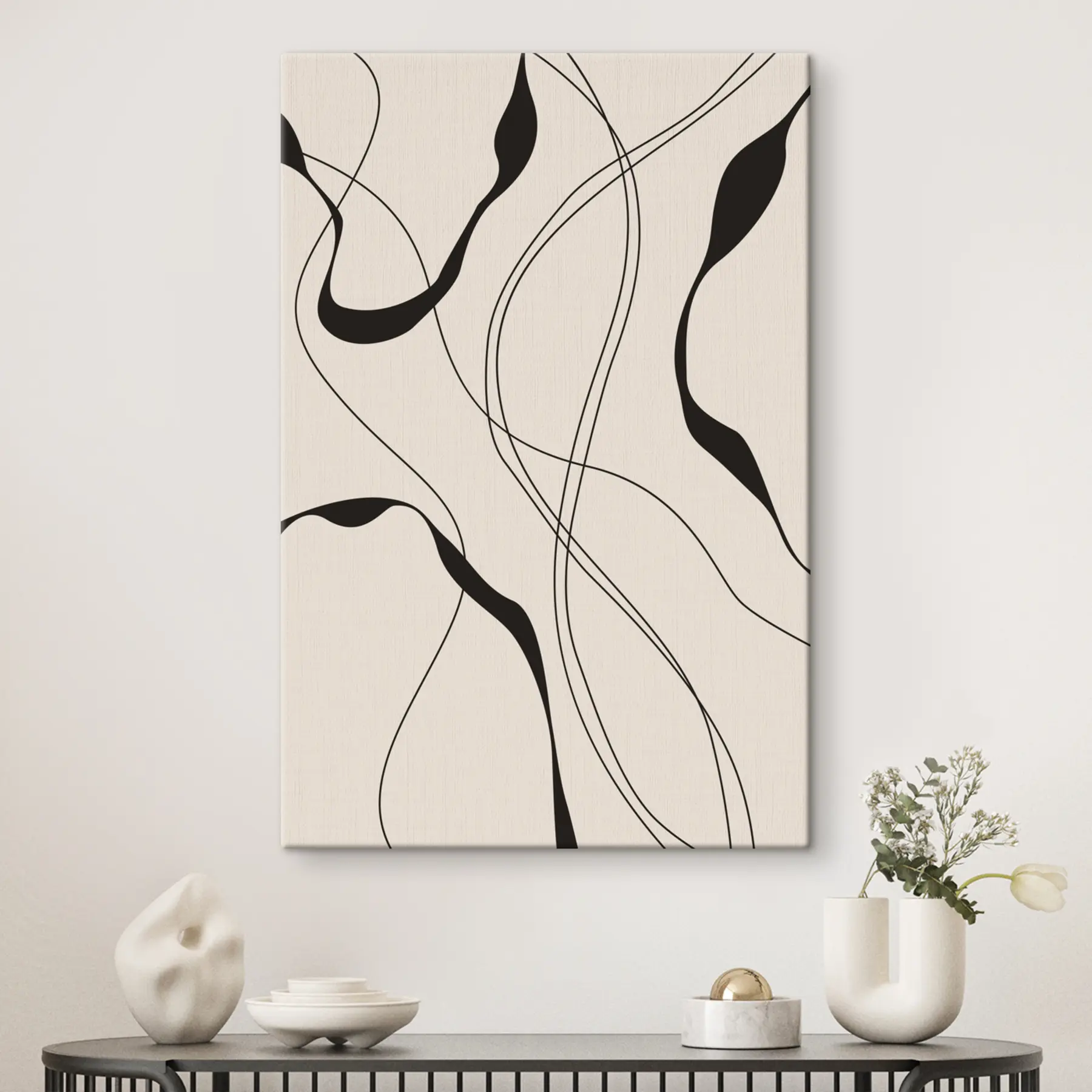 Tableau Lignes abstraites s36043