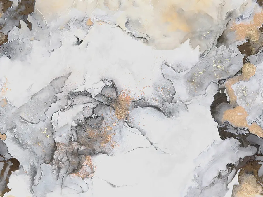 Papier peint Marbre gris-blanc avec mouchetures u78459