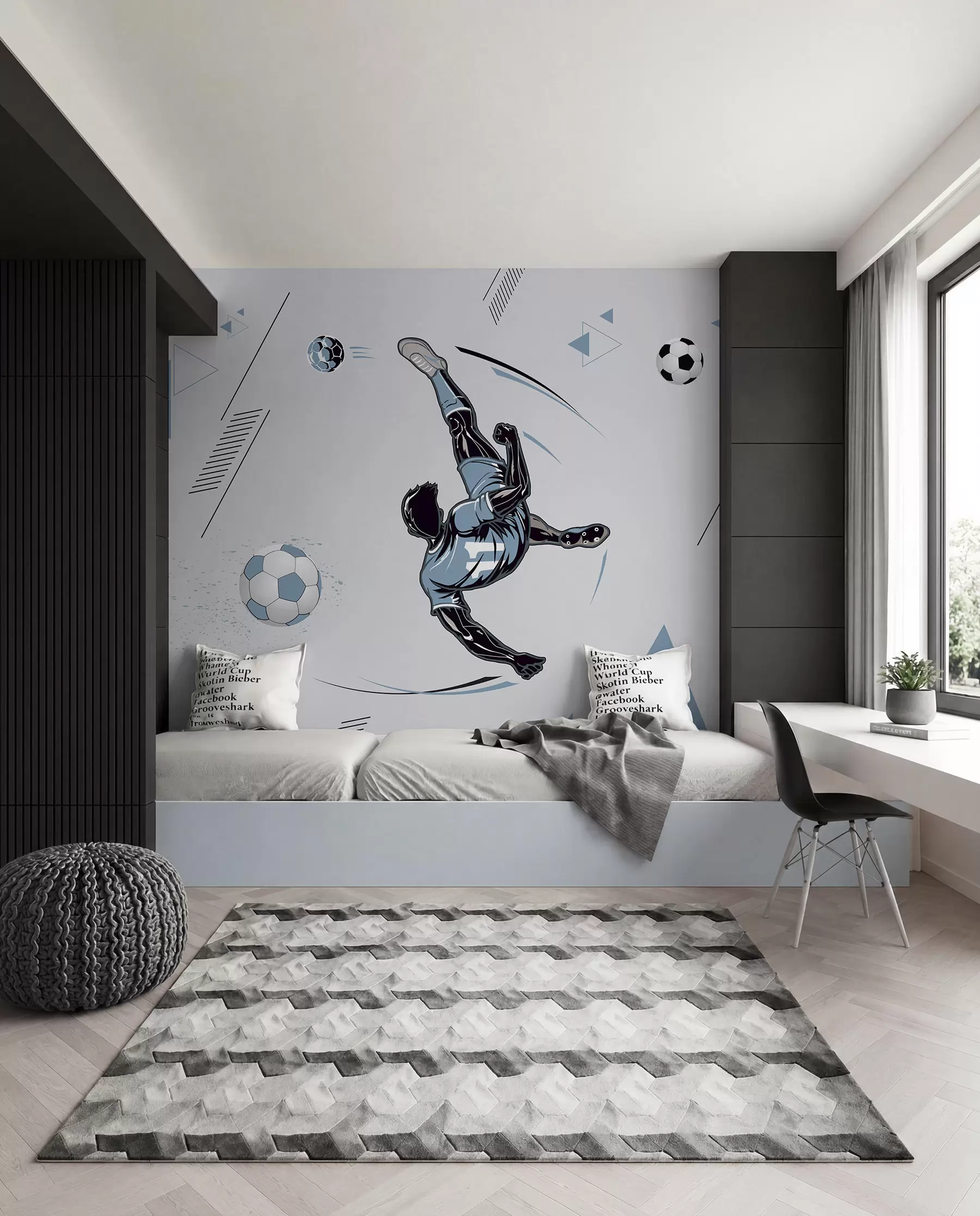 Papier peint Retourné acrobatique u98736