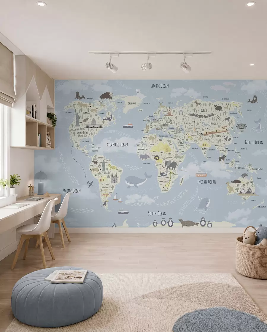 Papier peint Atlas des petites merveilles u96587