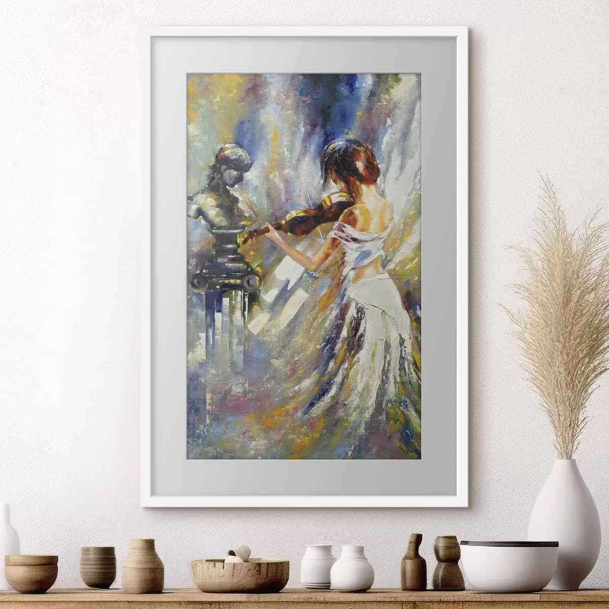 Poster Fiddler, peinture à l'huile f04222