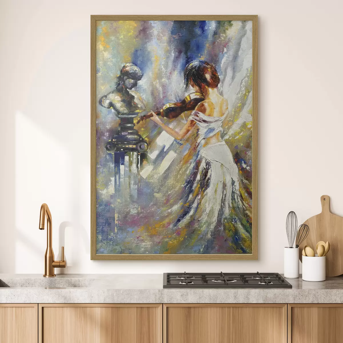 Poster Fiddler, peinture à l'huile f04222