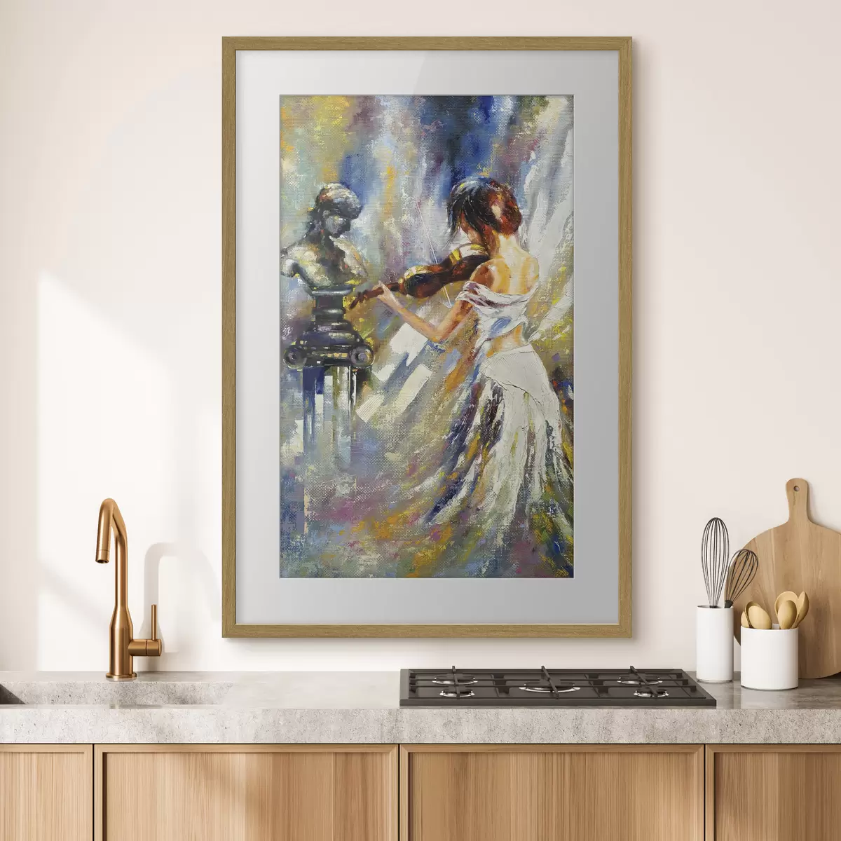 Poster Fiddler, peinture à l'huile f04222