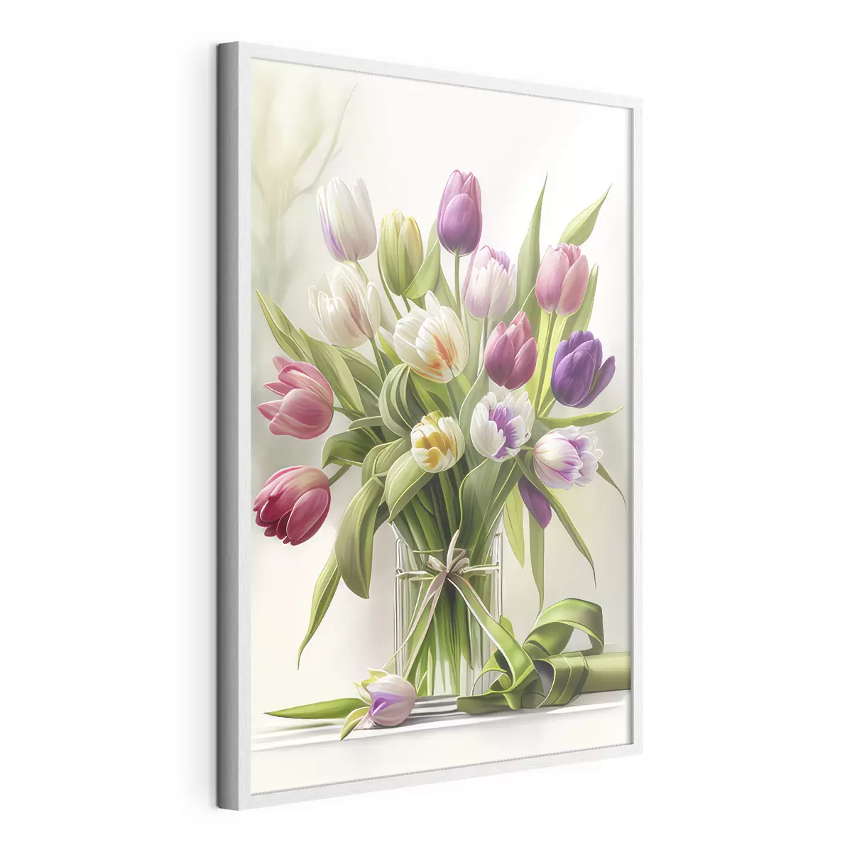 Poster Bouquet de tulipes dans un vase f31219