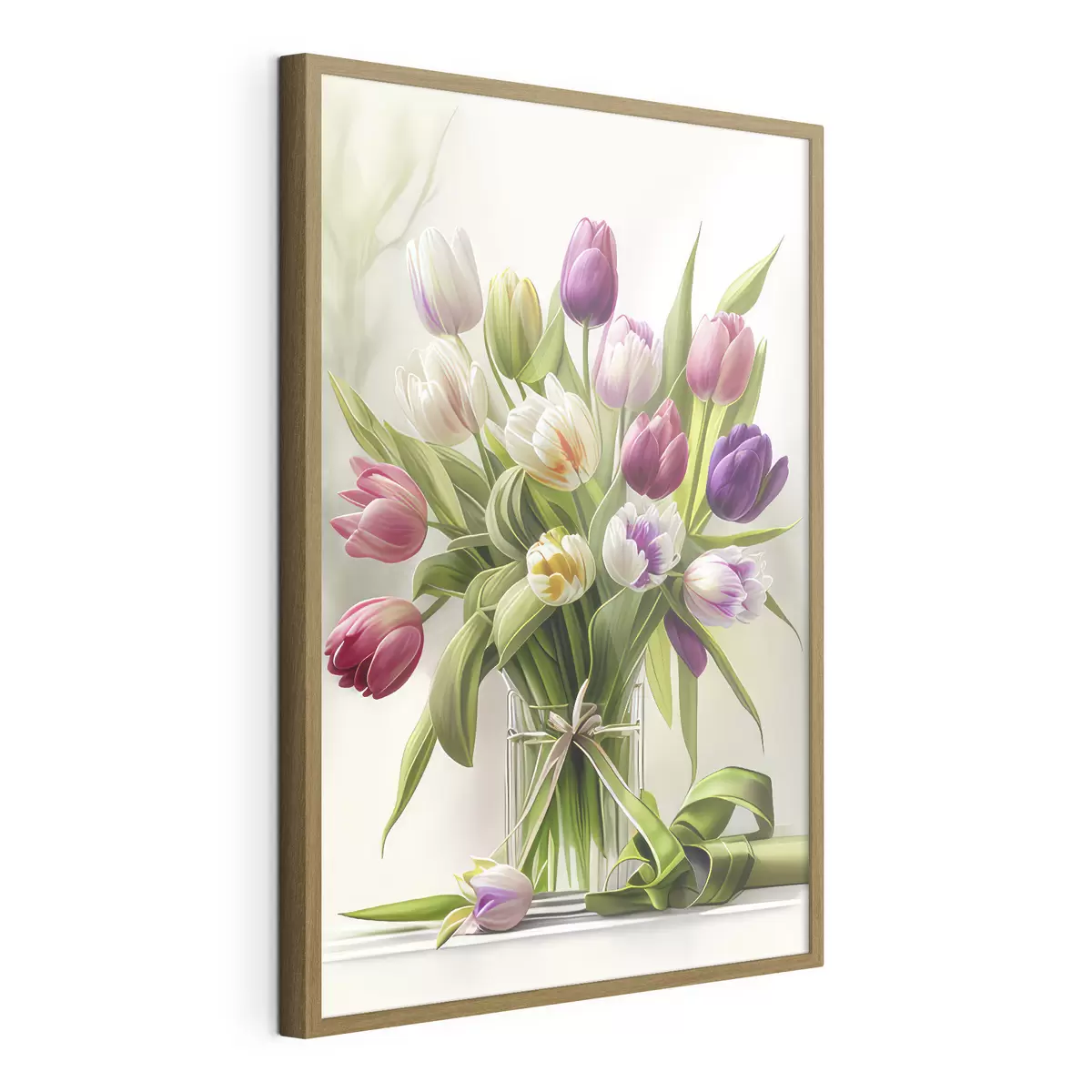 Poster Bouquet de tulipes dans un vase f31219