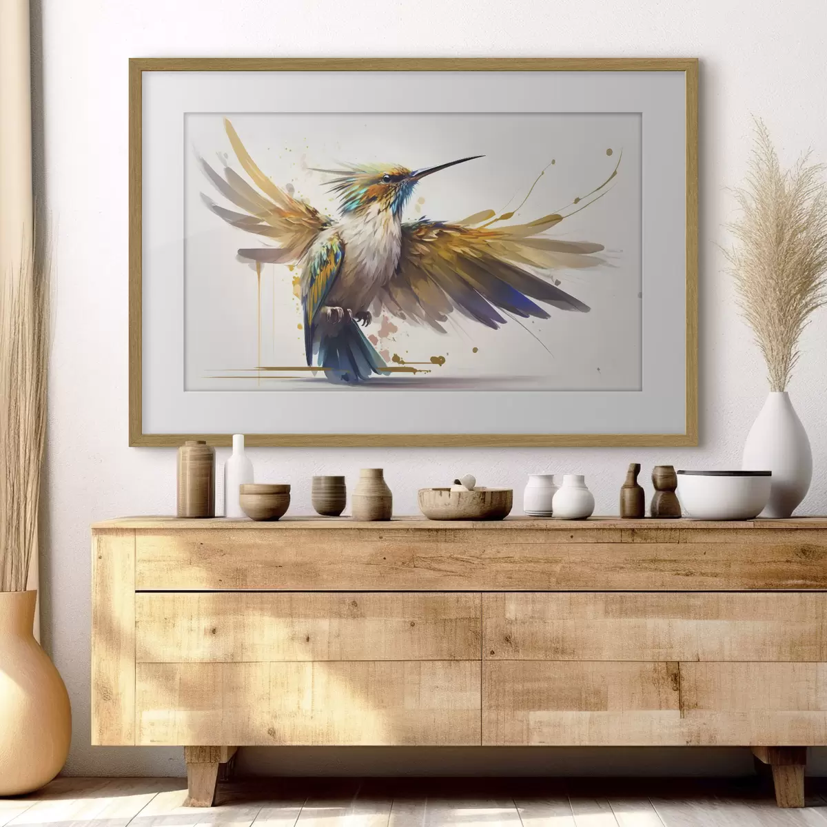 Poster Oiseaux et chaleur f33552