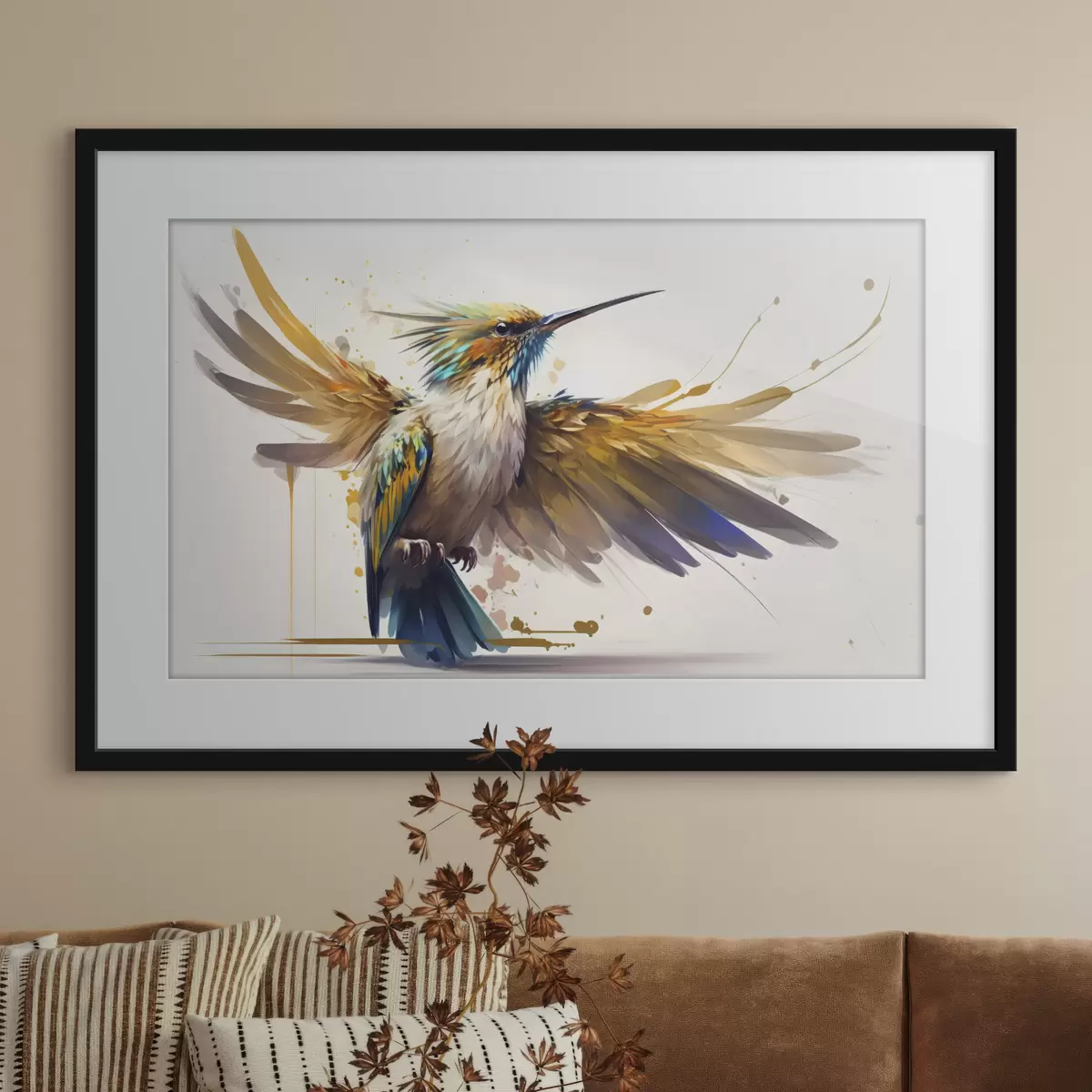 Poster Oiseaux et chaleur f33552