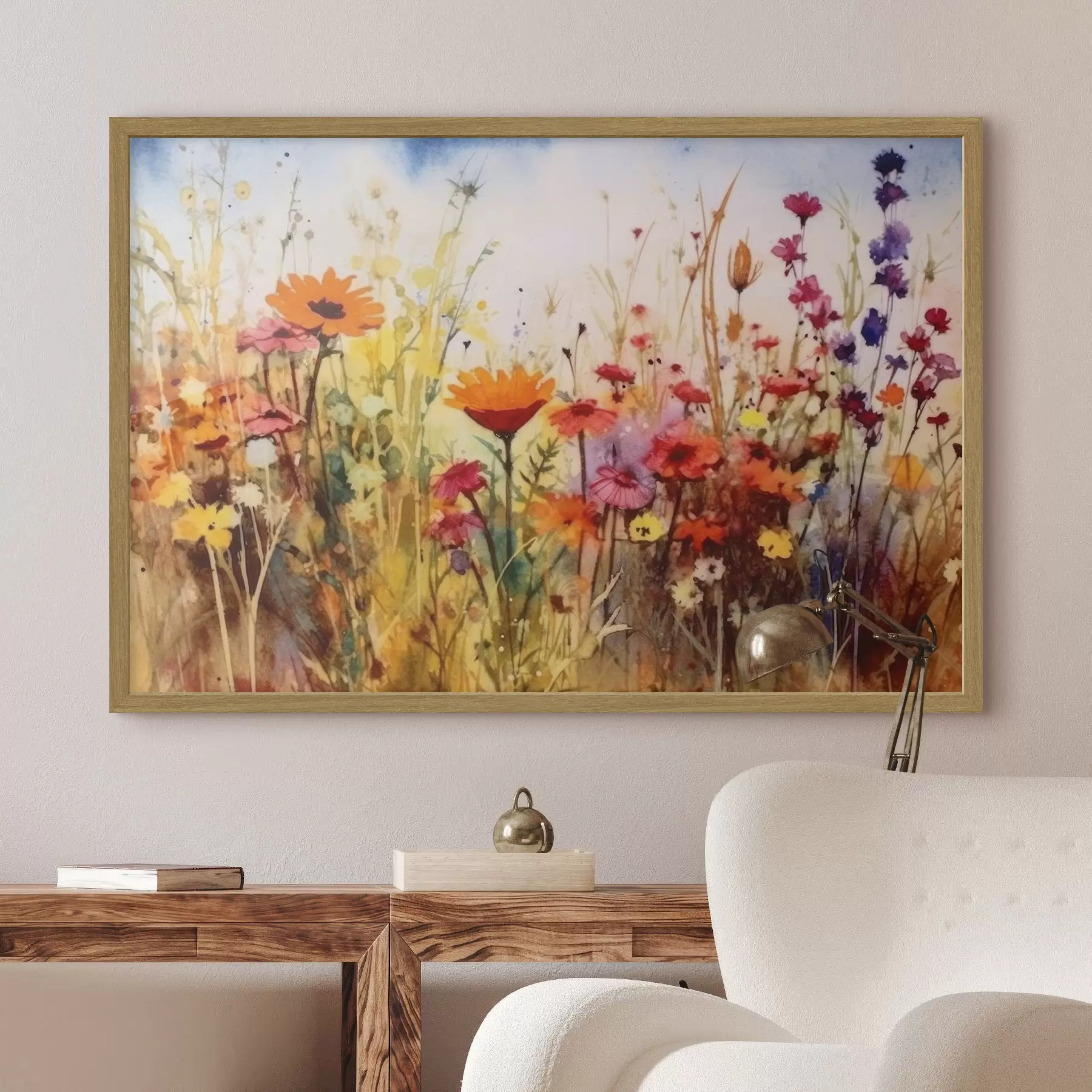 Papier peint Fleurs et envol f33666