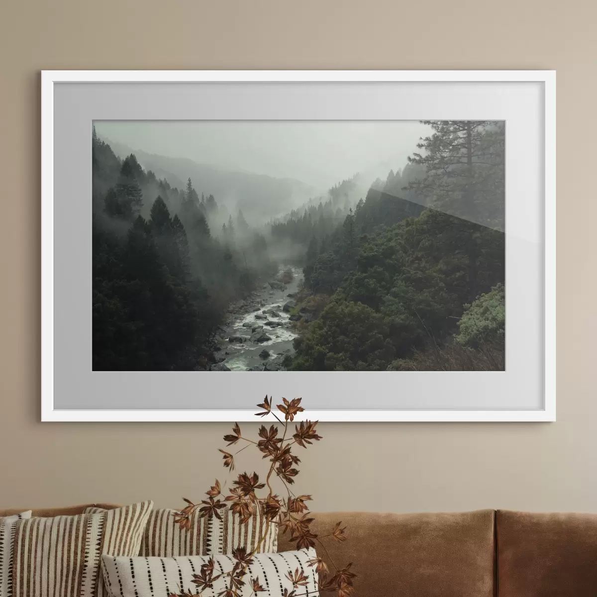Poster Brume de montagne f33760