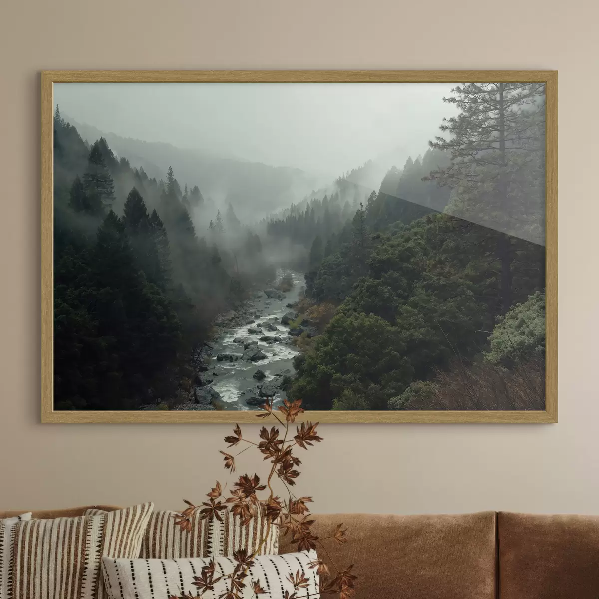 Poster Brume de montagne f33760