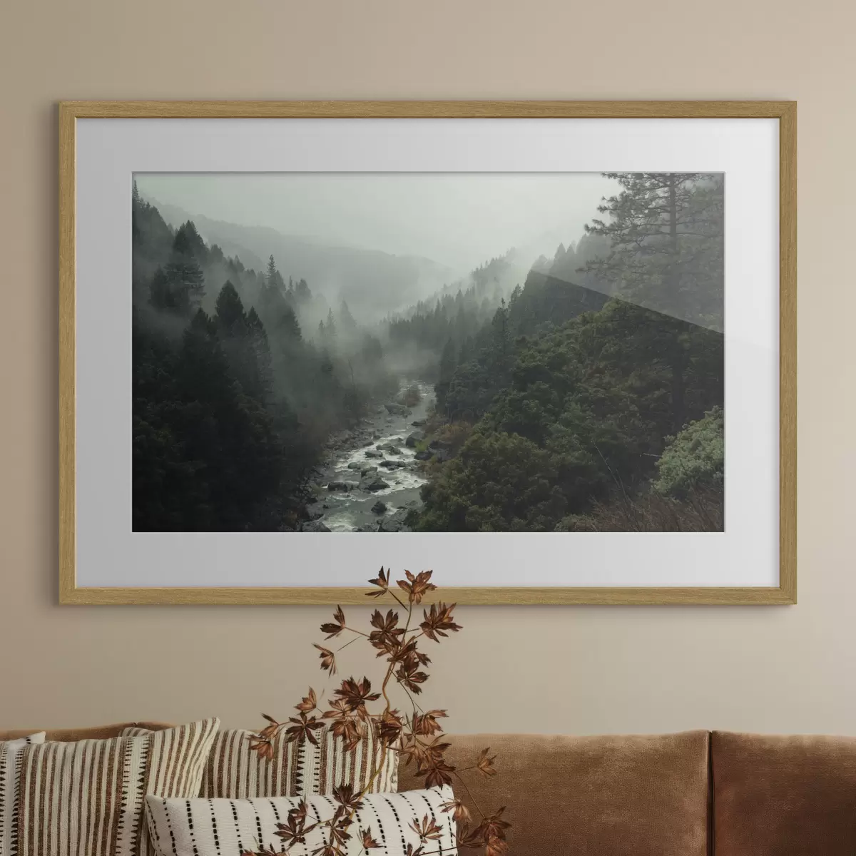 Poster Brume de montagne f33760