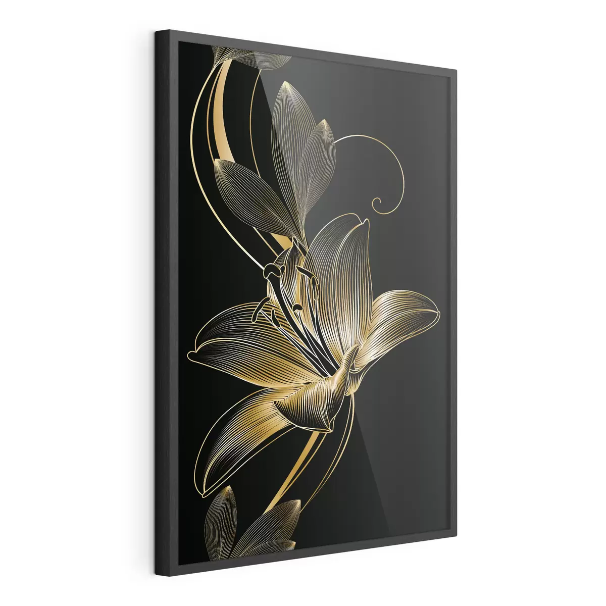 Poster Motif sans couture avec fleur de lys f34437