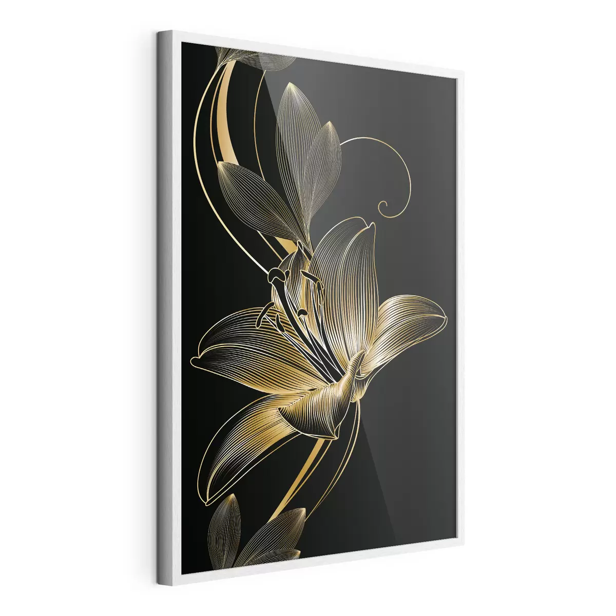 Poster Motif sans couture avec fleur de lys f34437