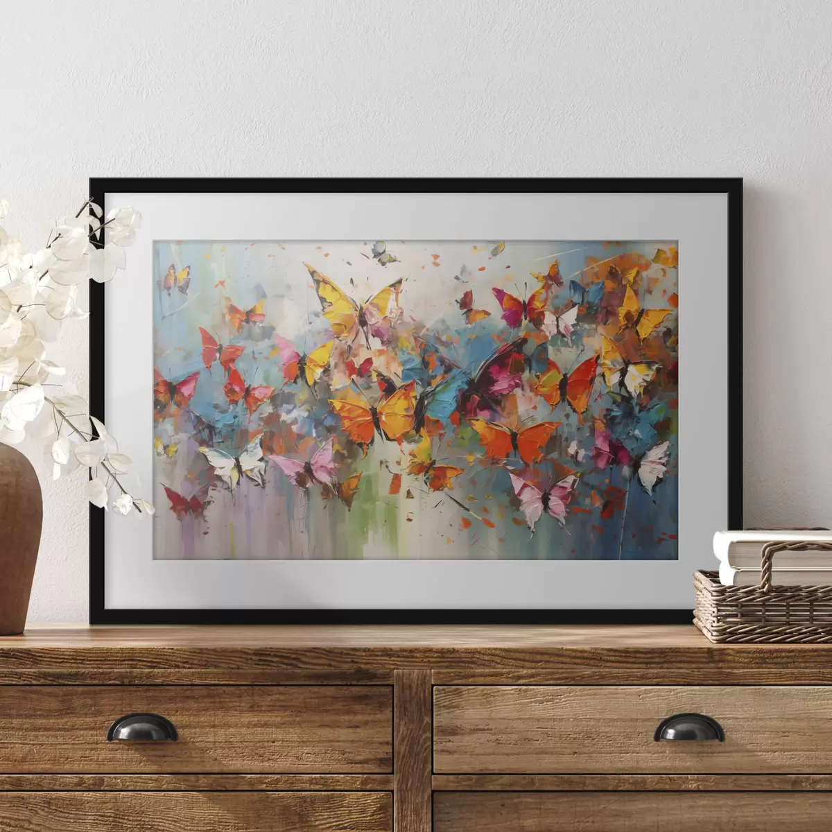 Poster Confettis de papillons f35376