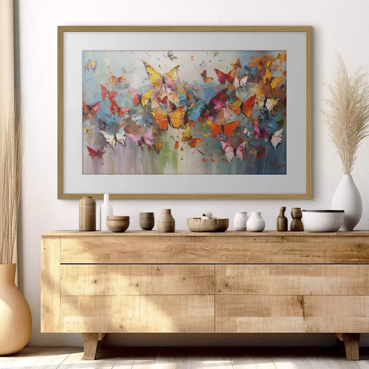 Poster Confettis de papillons f35376