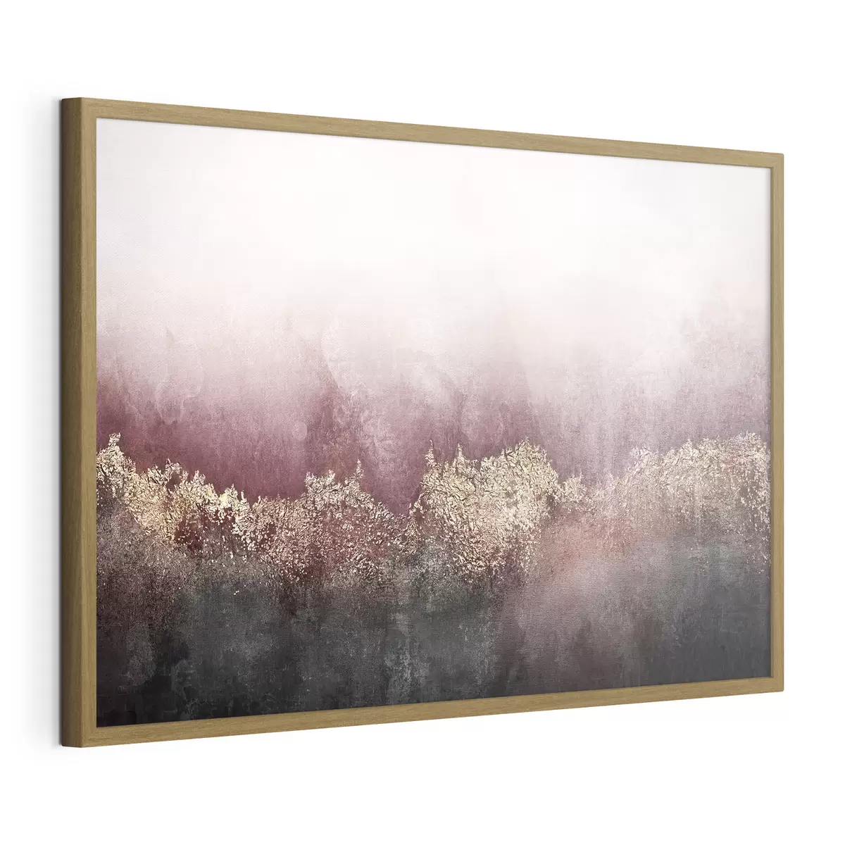 Poster Abstraction dans les tons bordeaux et noir f35844