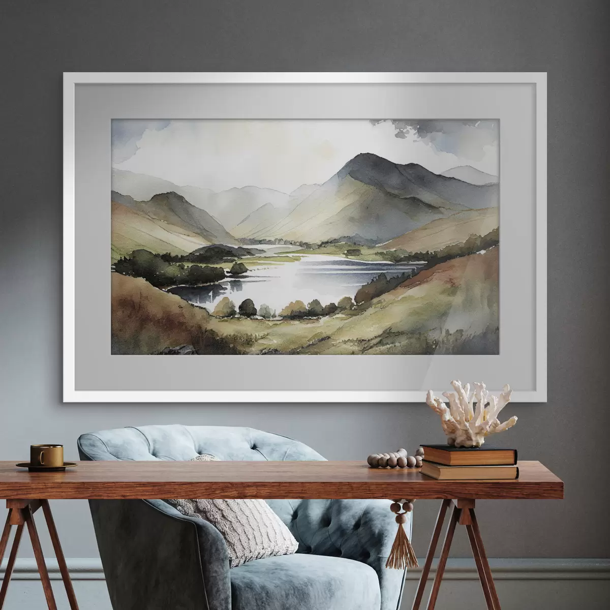 Poster Sérénité des montagnes f36018