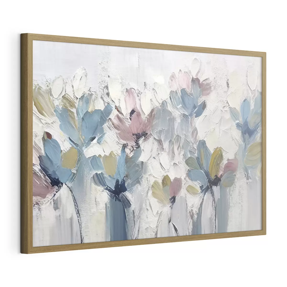 Poster Bouquet bleu et rose f36195
