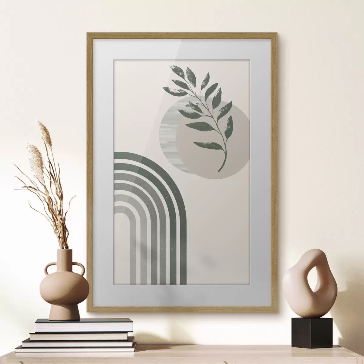 Poster Arche verte et rameau f36176