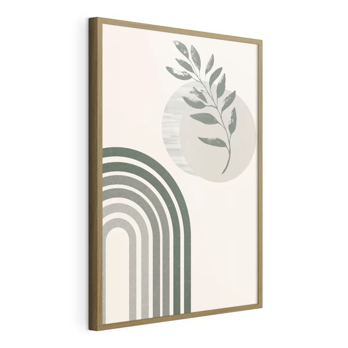 Poster Arche verte et rameau f36176