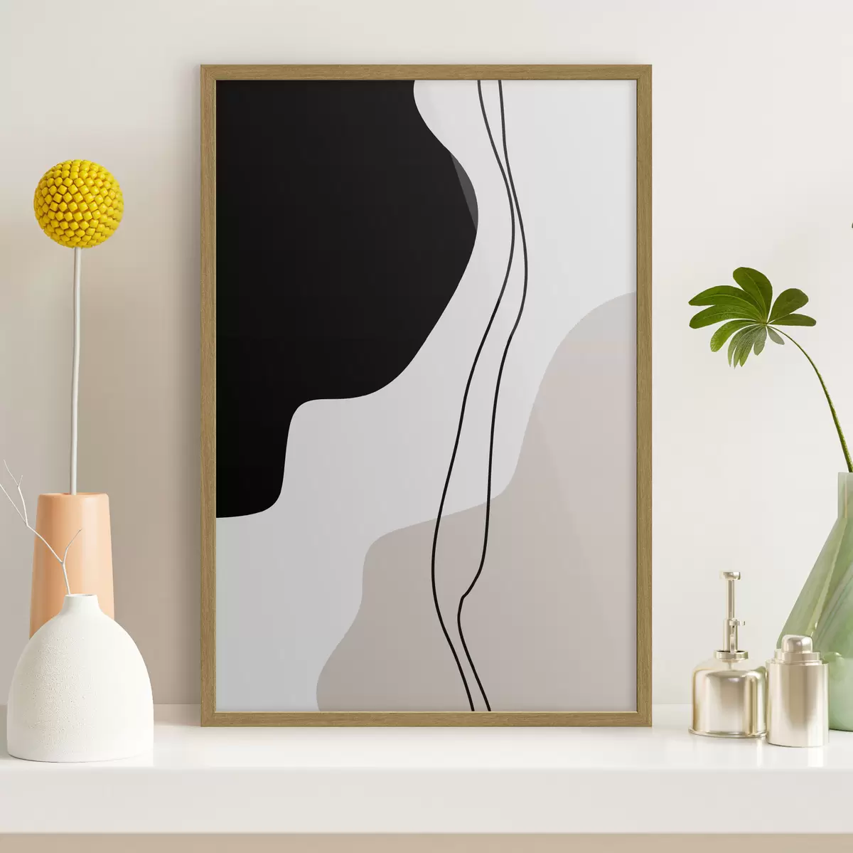 Poster Formes et lignes abstraites f36156