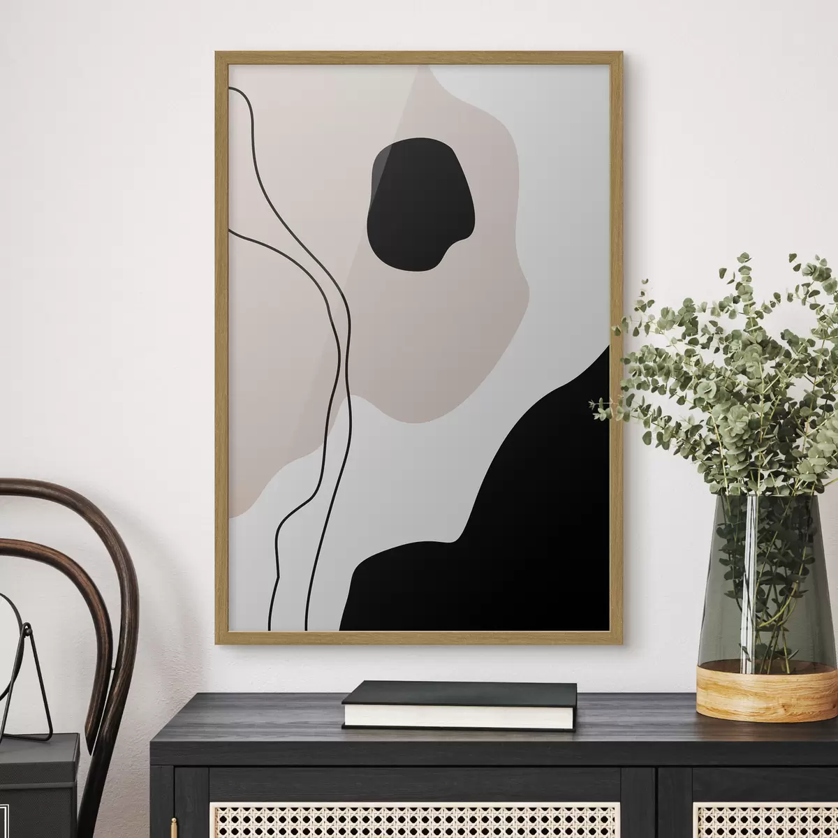 Poster Formes et lignes abstraites f36155