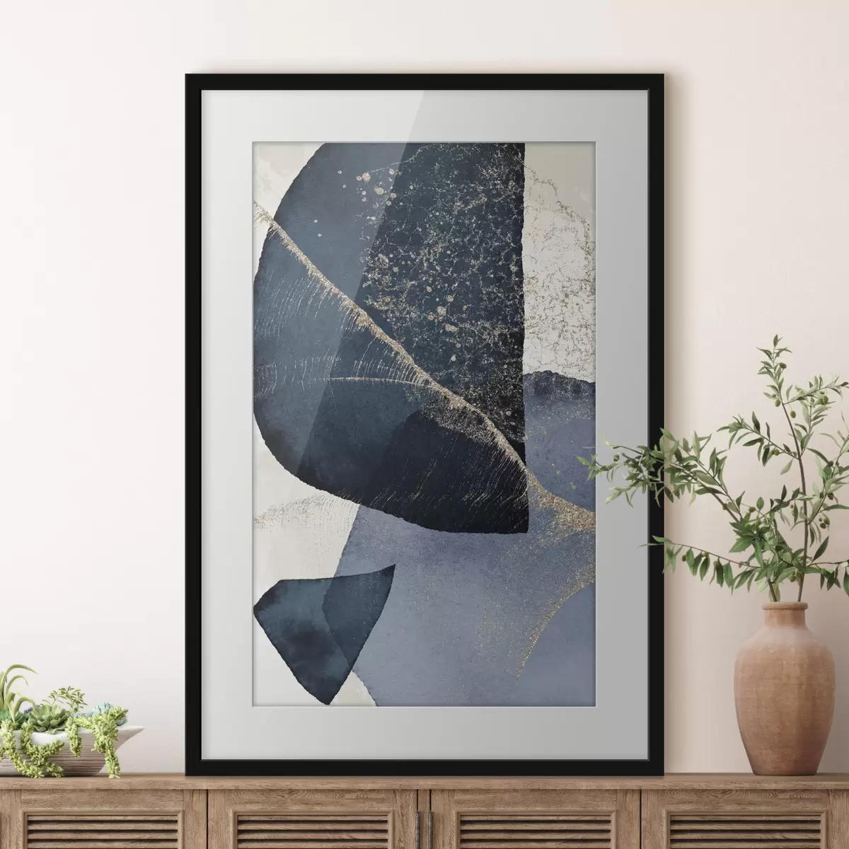 Poster Composition abstraite à l'aquarelle f36151