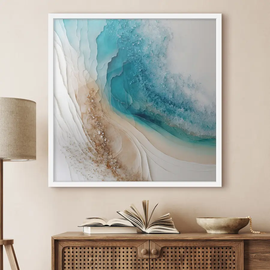 Papier peint Abstraction plage et océan f36029