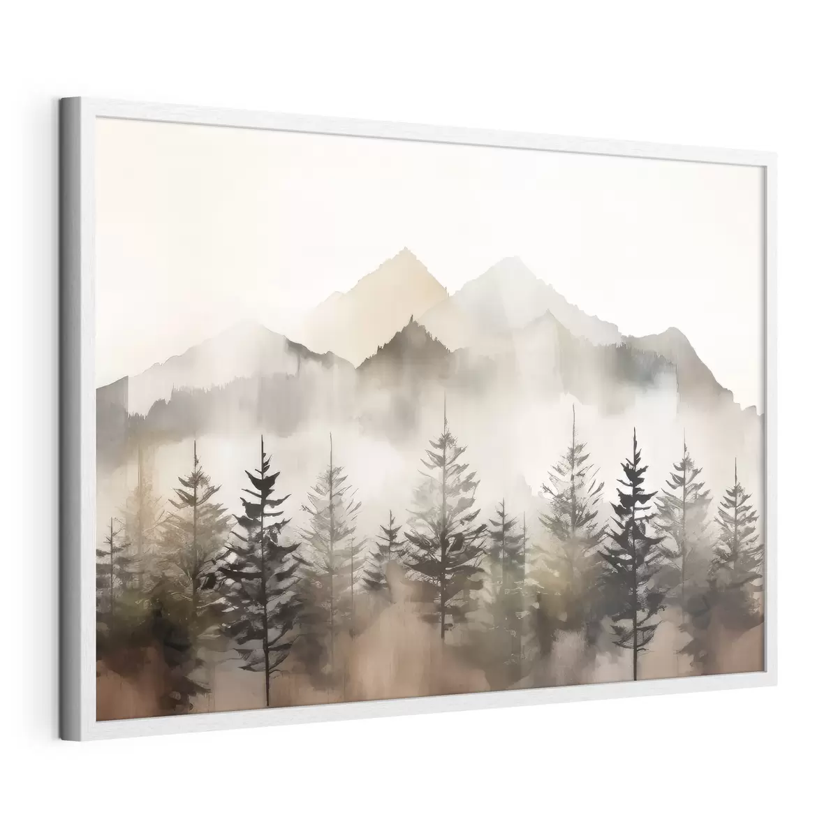 Poster Le paysage de la forêt d'automne f36009