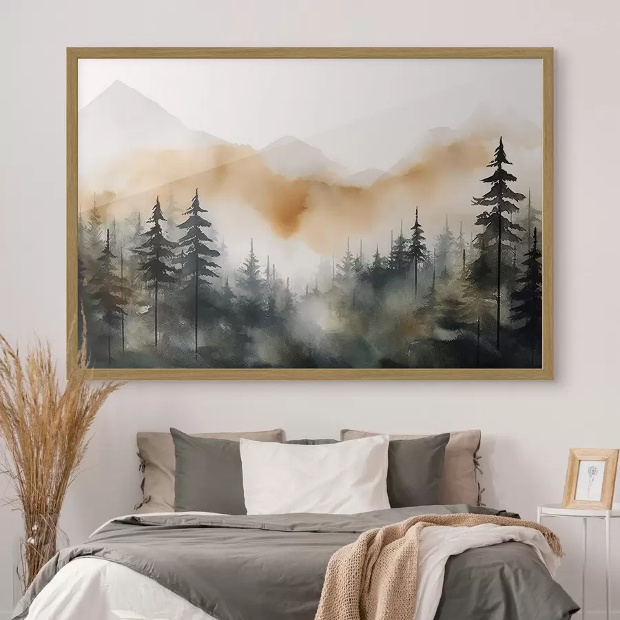 Papier peint Forêt d'automne f36008