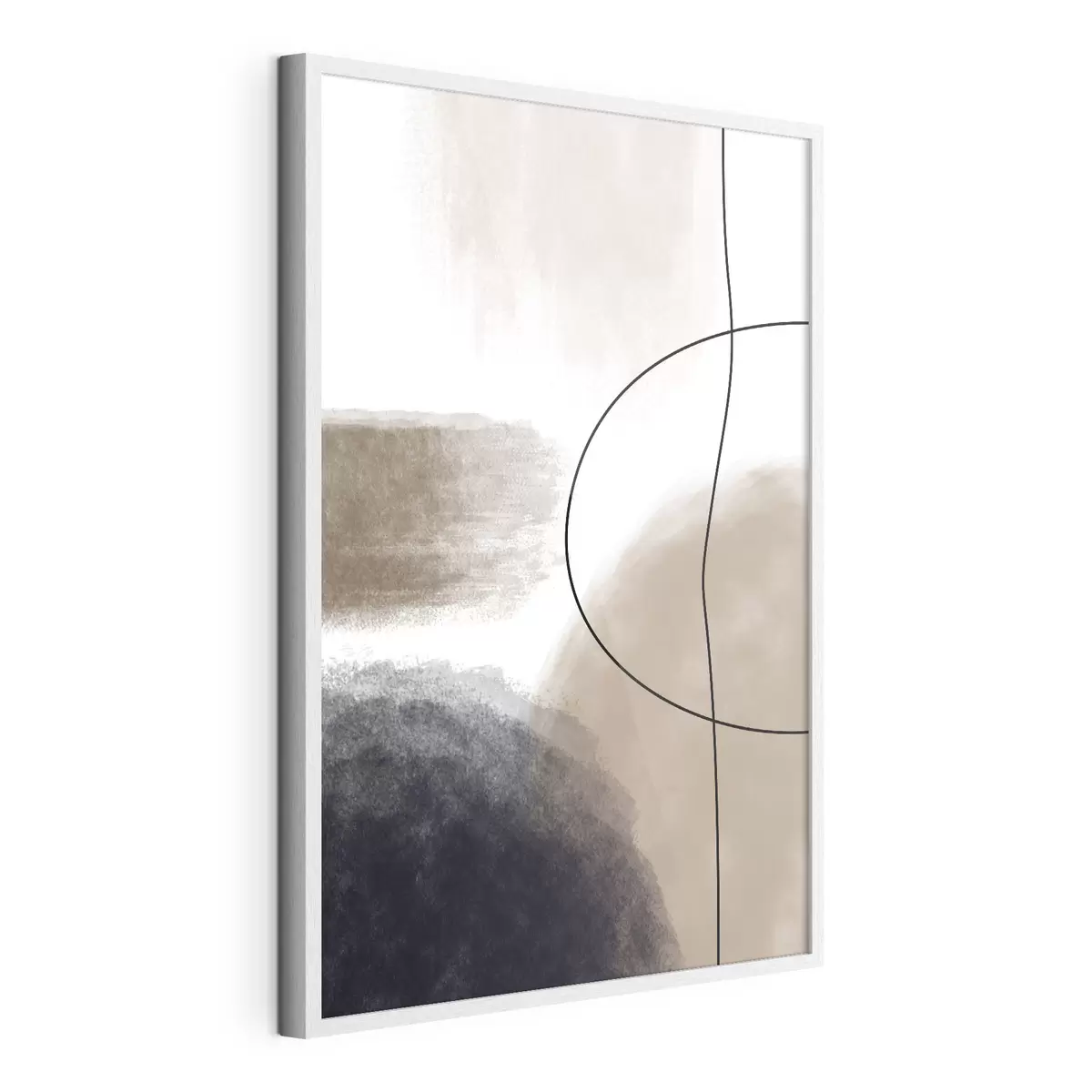 Poster Décor abstrait beige f35944