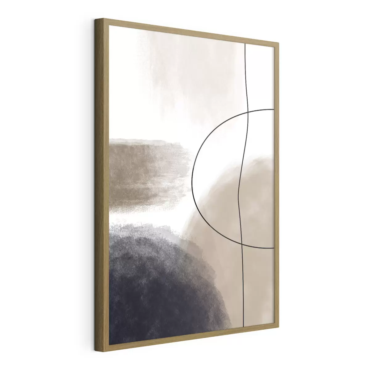 Poster Décor abstrait beige f35944